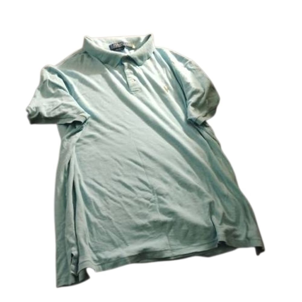 Polo by Ralph Lauren Light Turquoise Polo Shirt(Lint Under Both Armpits) (7)